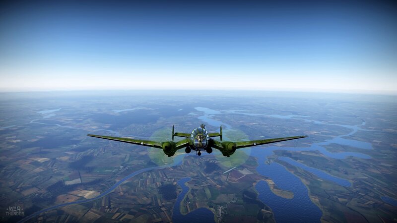 Green Military Aircraft — Blue