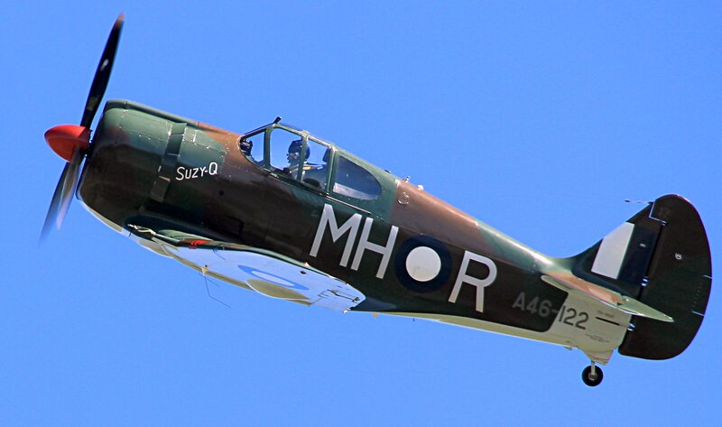 Green Military Airplane — Blue, Clear