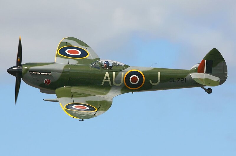 Green Military Airplane — Calm