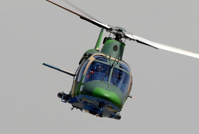 Green Military Helicopter — Neutral, Photograph, Pilot