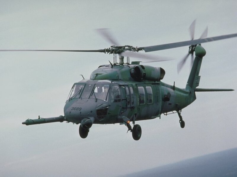 Green Military Helicopter — Neutral, Photograph