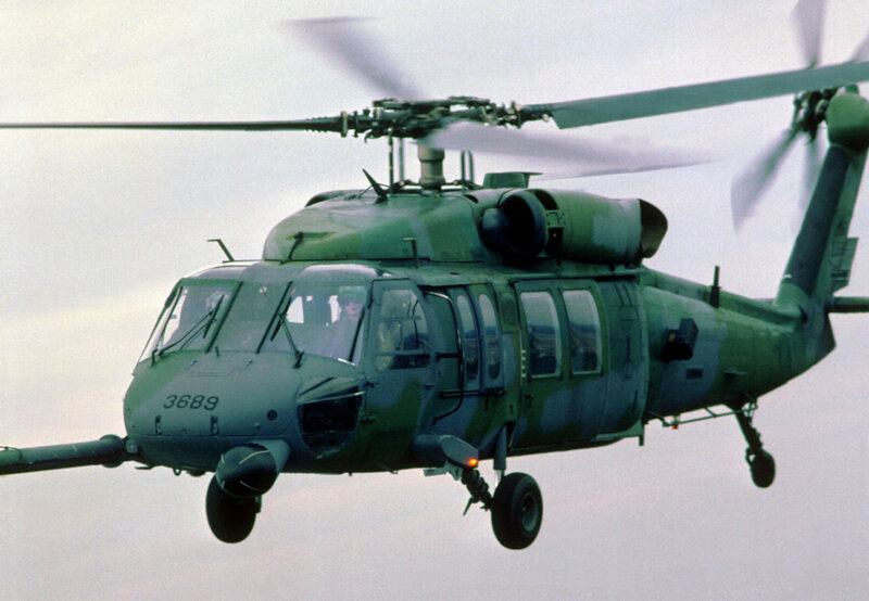 Green Military Helicopter — Neutral