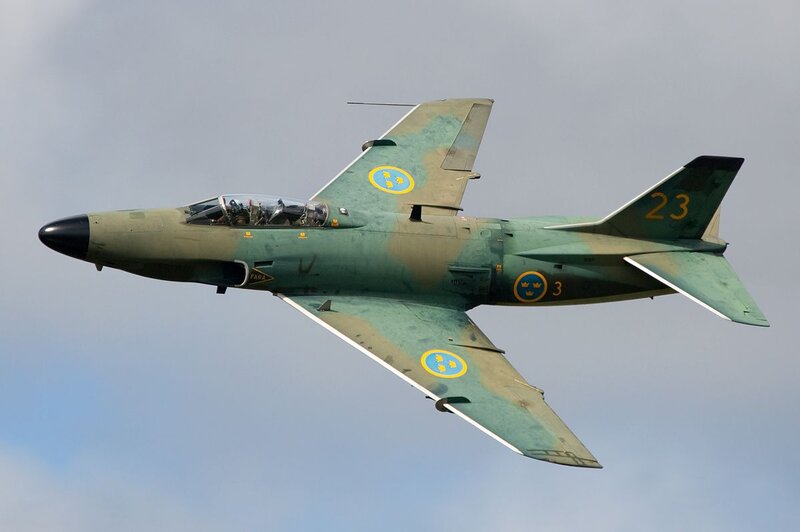 Green Military Jet — Dynamic, Afternoon