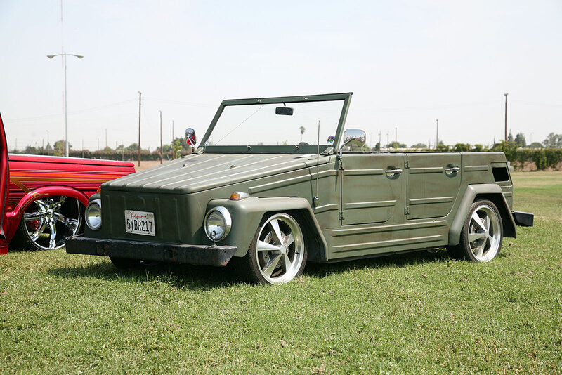 Green Military-style Car