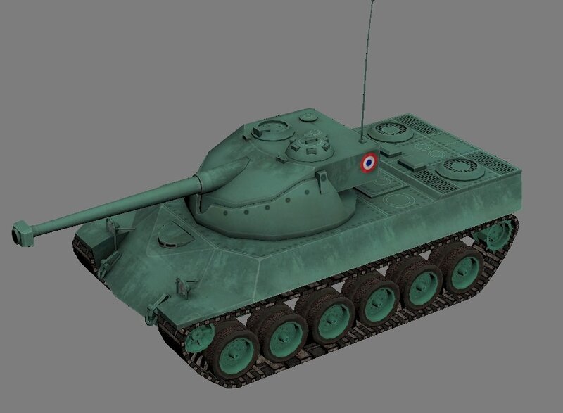 green military tank model