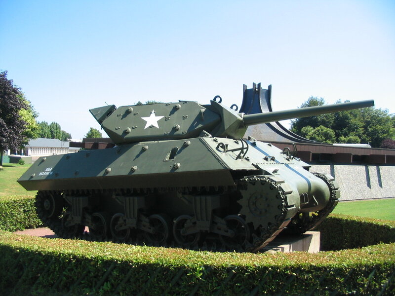 Green Military Tank — Outdoor, Afternoon, Photograph