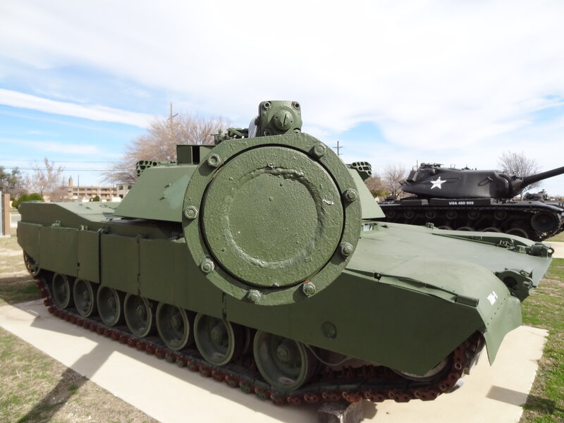 Green Military Tank — Outdoor