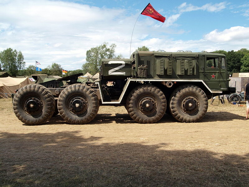 Green Military Truck — Outdoor