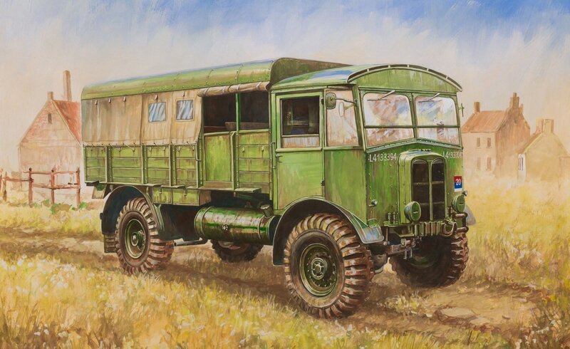 Green Military Truck — Serene
