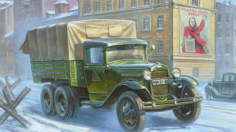 Green Military Truck