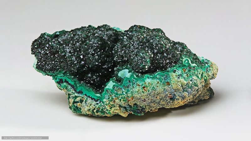 green mineral specimen