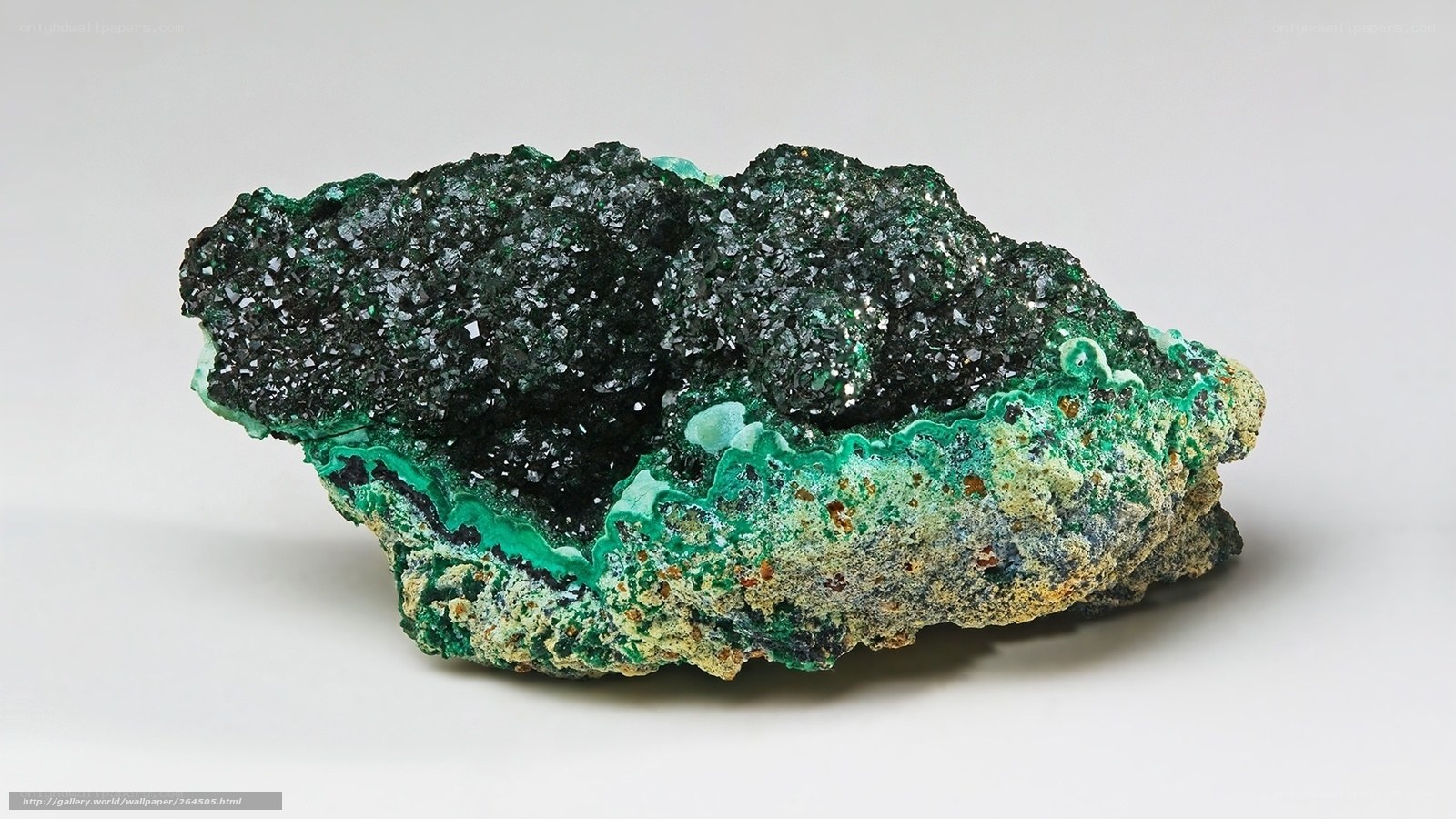 green mineral specimen