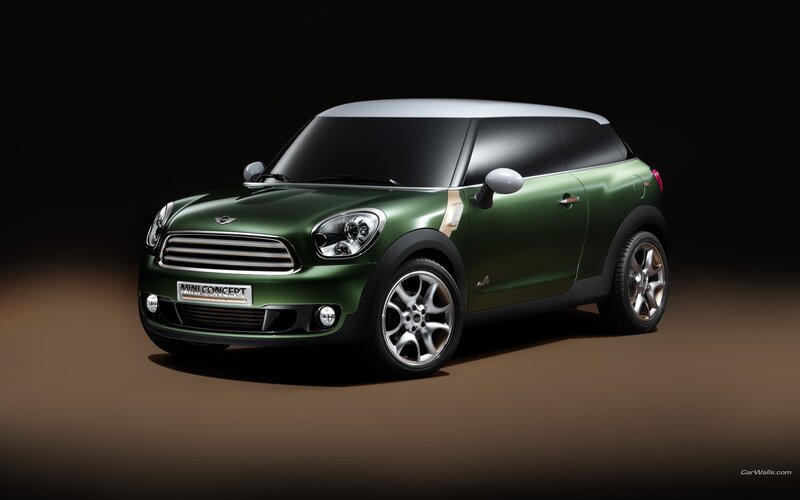 Green Mini Concept car