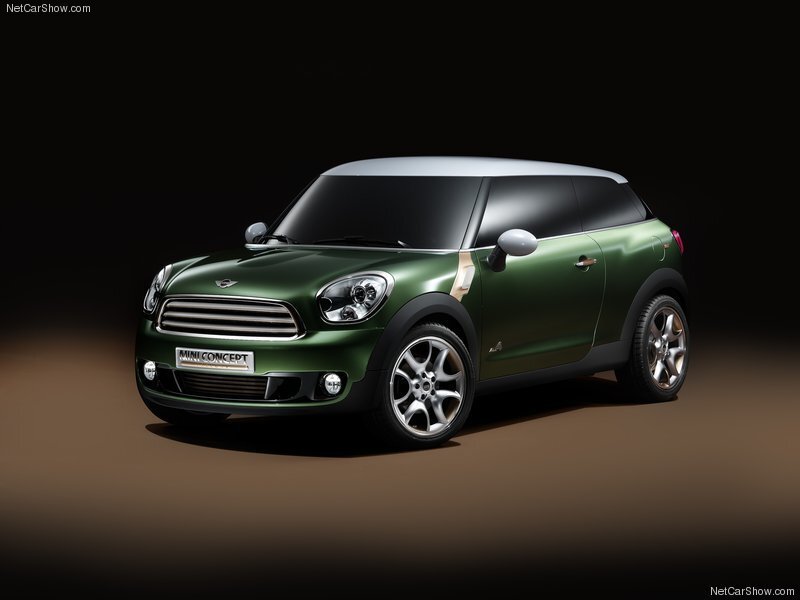 Green Mini Concept Car — Dramatic