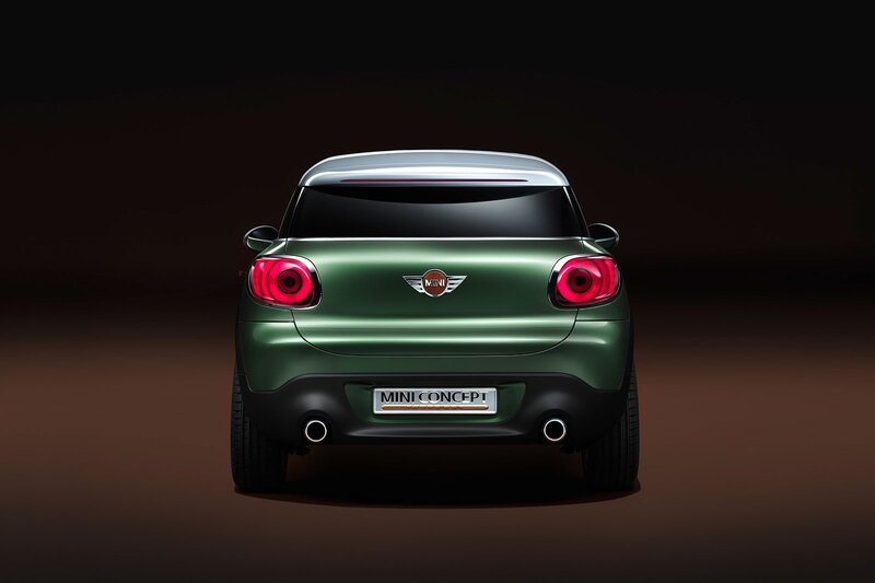 Green MINI Concept rear view