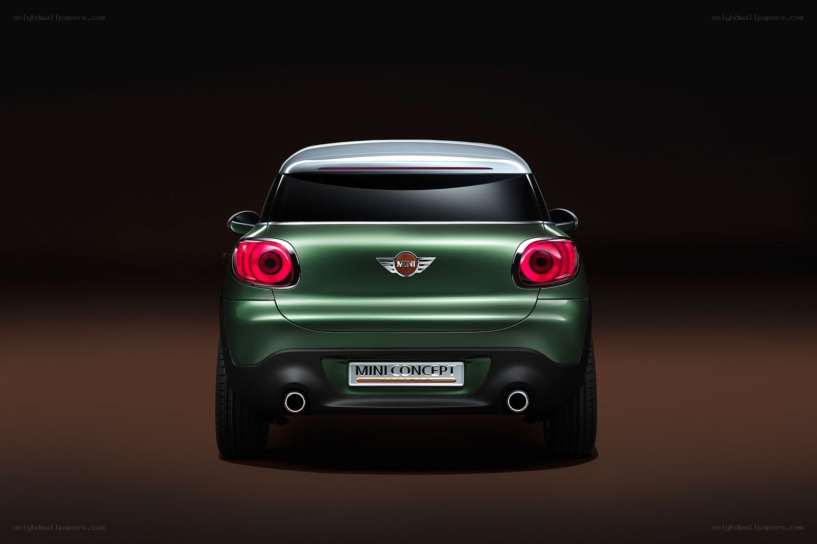 Green MINI Concept rear view