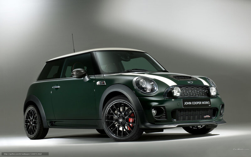 Green Mini Cooper John Cooper Works