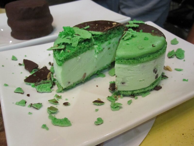 Green Mint Ice Cream Cake