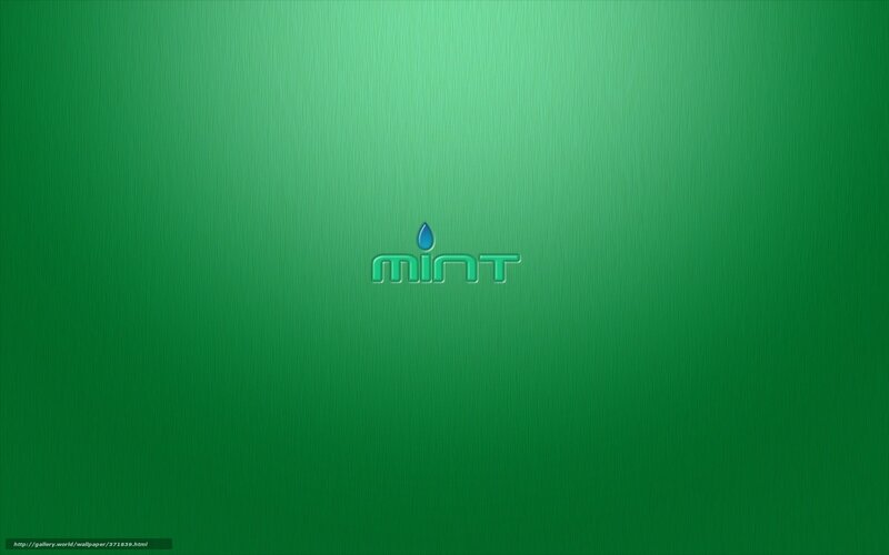 green mint logo wallpaper