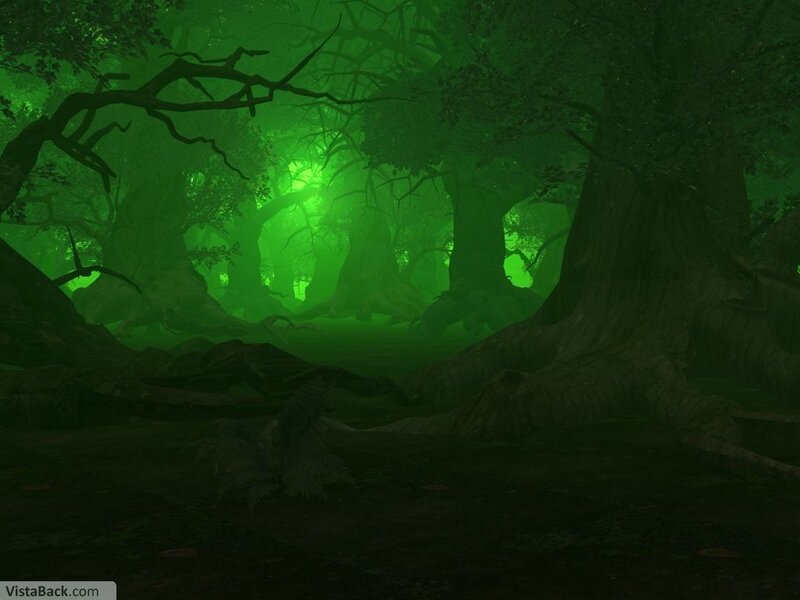 green mist forest