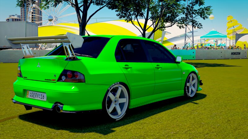 Green Mitsubishi Lancer