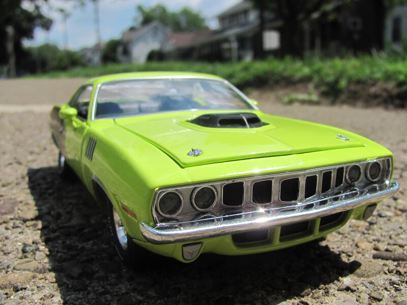 Green Model Car — Lime Green