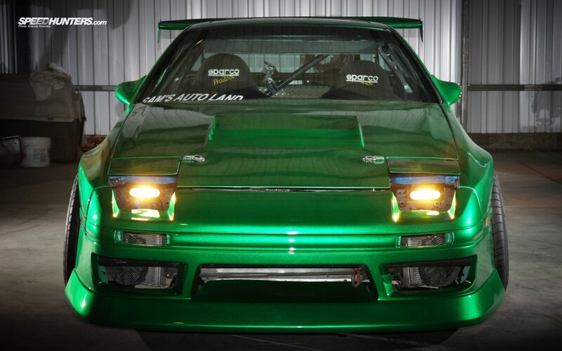 Green Modified Car — Dramatic, Photograph, Car Seat