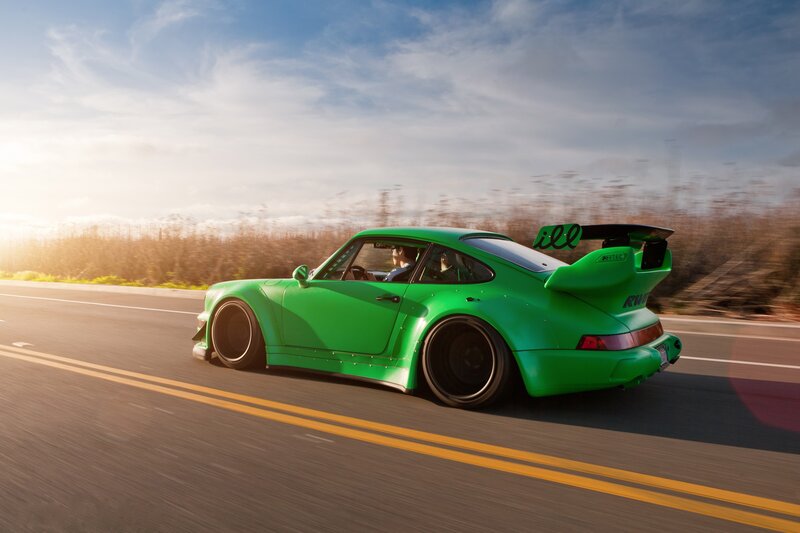 Green Modified Car — Dynamic