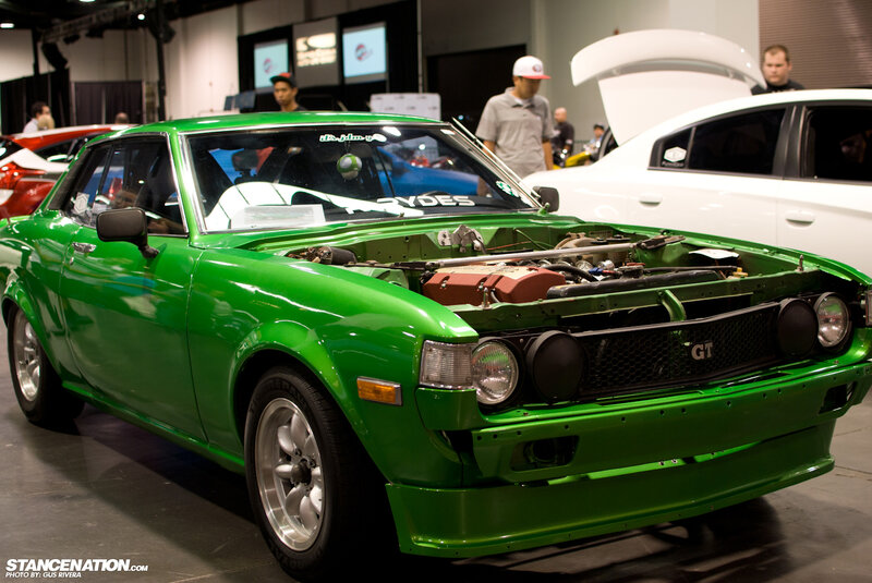 Green Modified Car — Showroom