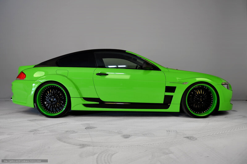 Green Modified Coupe — Lime Green, Neutral