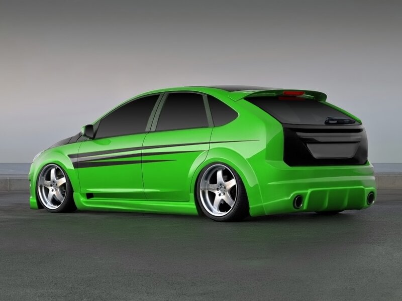 Green Modified Hatchback — Neutral