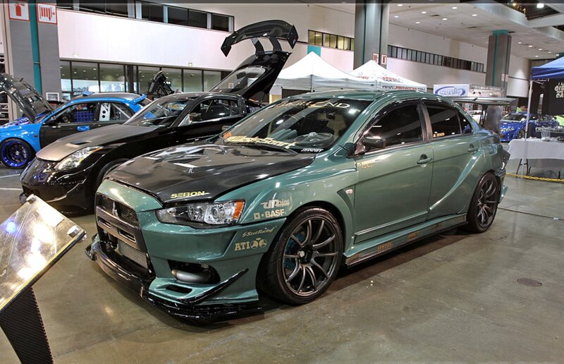 Green Modified Sedan — Neutral