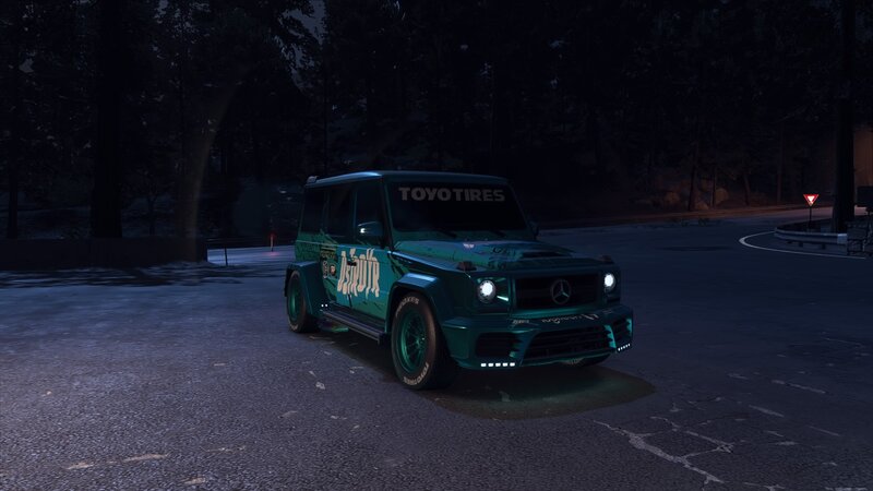 Green Modified SUV