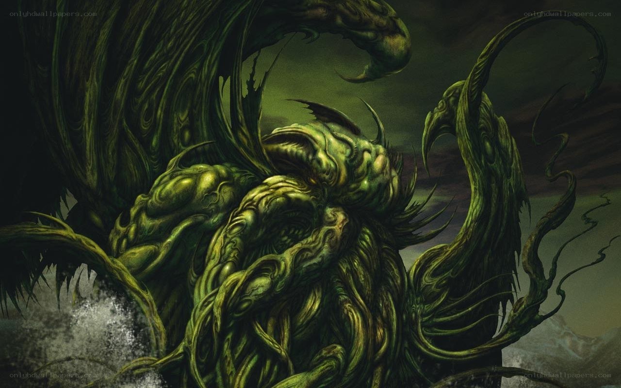 green monster creature