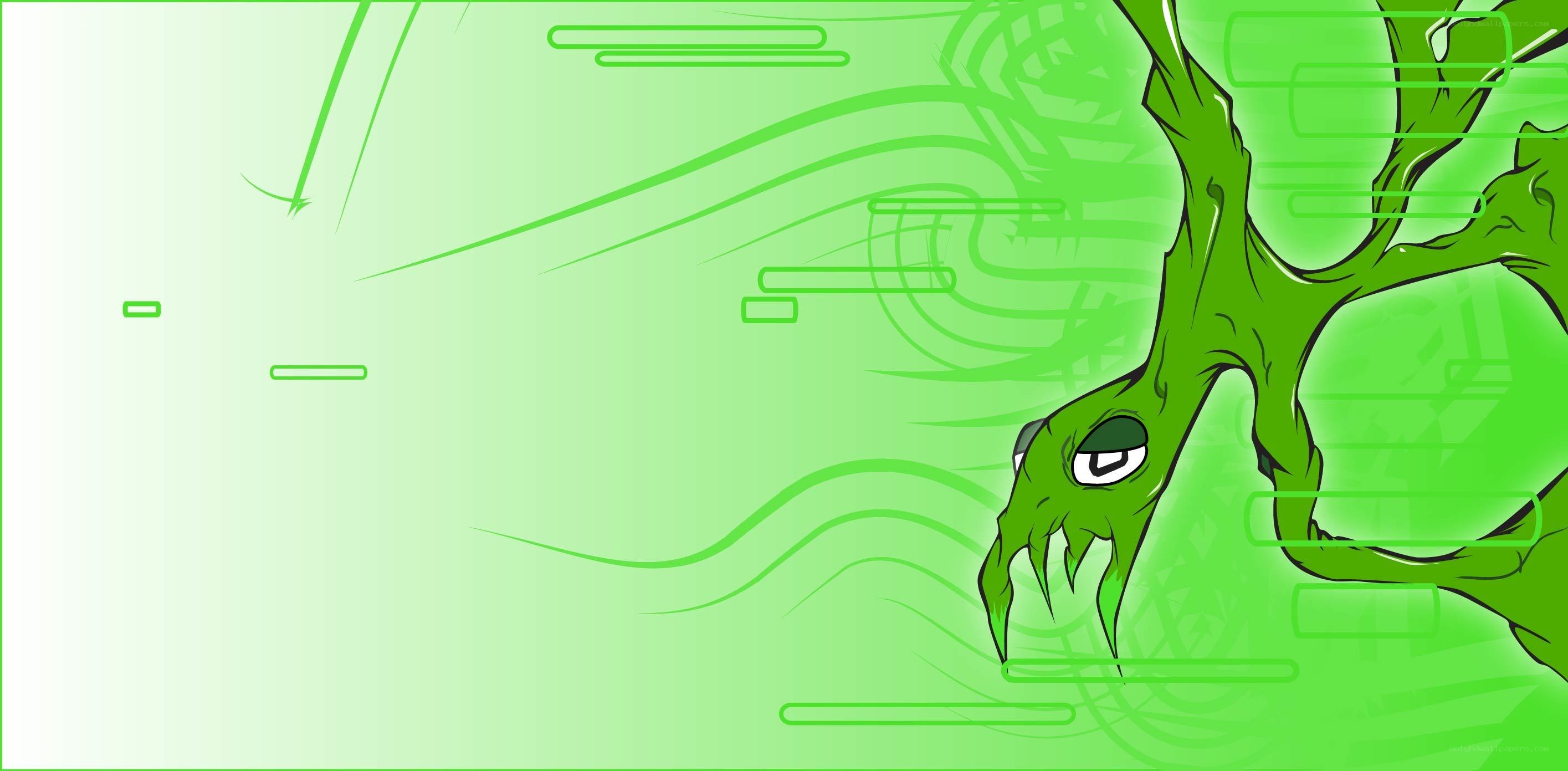 green monster creature