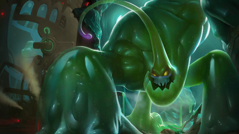 Green Monster Creature — Dramatic