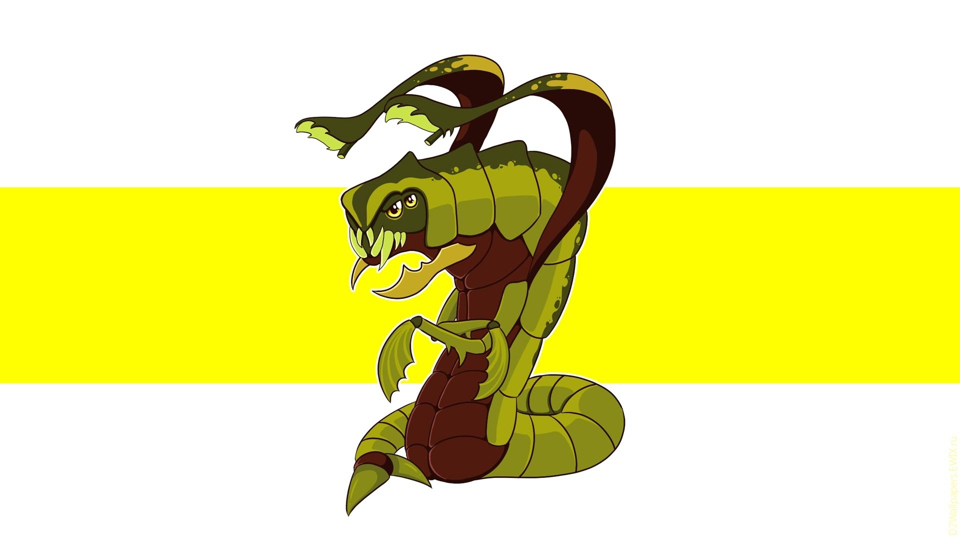 green monster creature