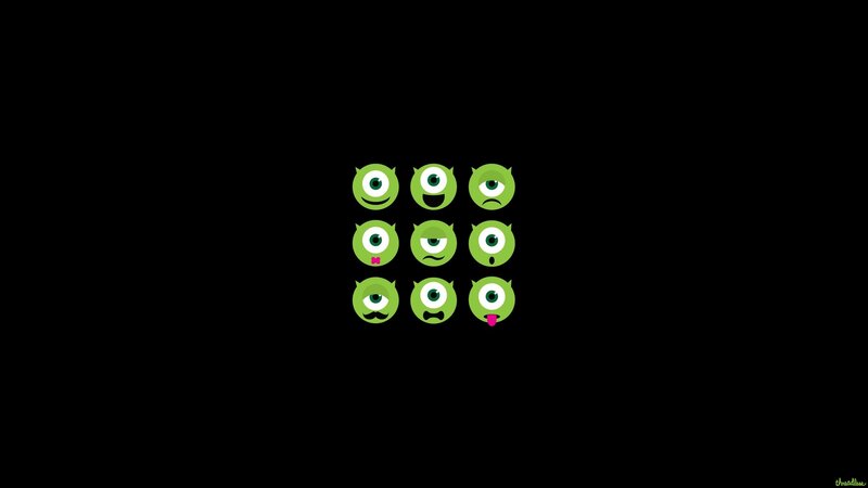 Green Monster Faces