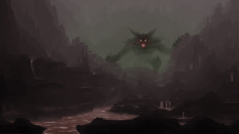 Green Monster in Canyon