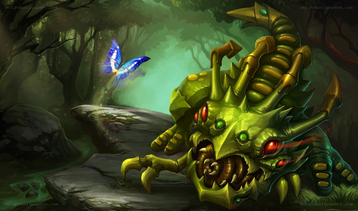 green monster in forest