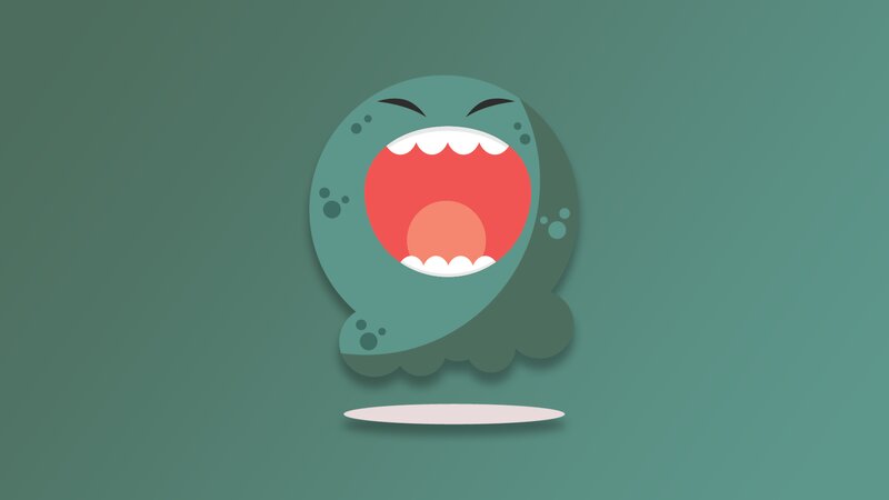 Green Monster Screaming