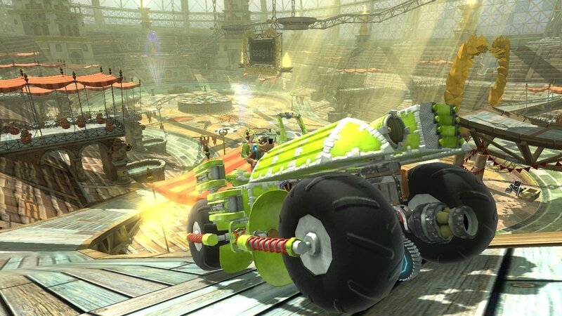Green Monster Truck — Action-packed