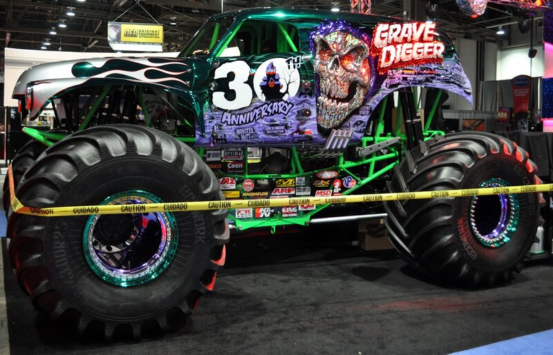 Green Monster Truck — Dramatic