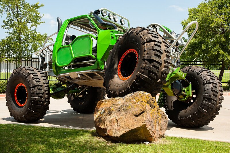 Green Monster Truck — Outdoor