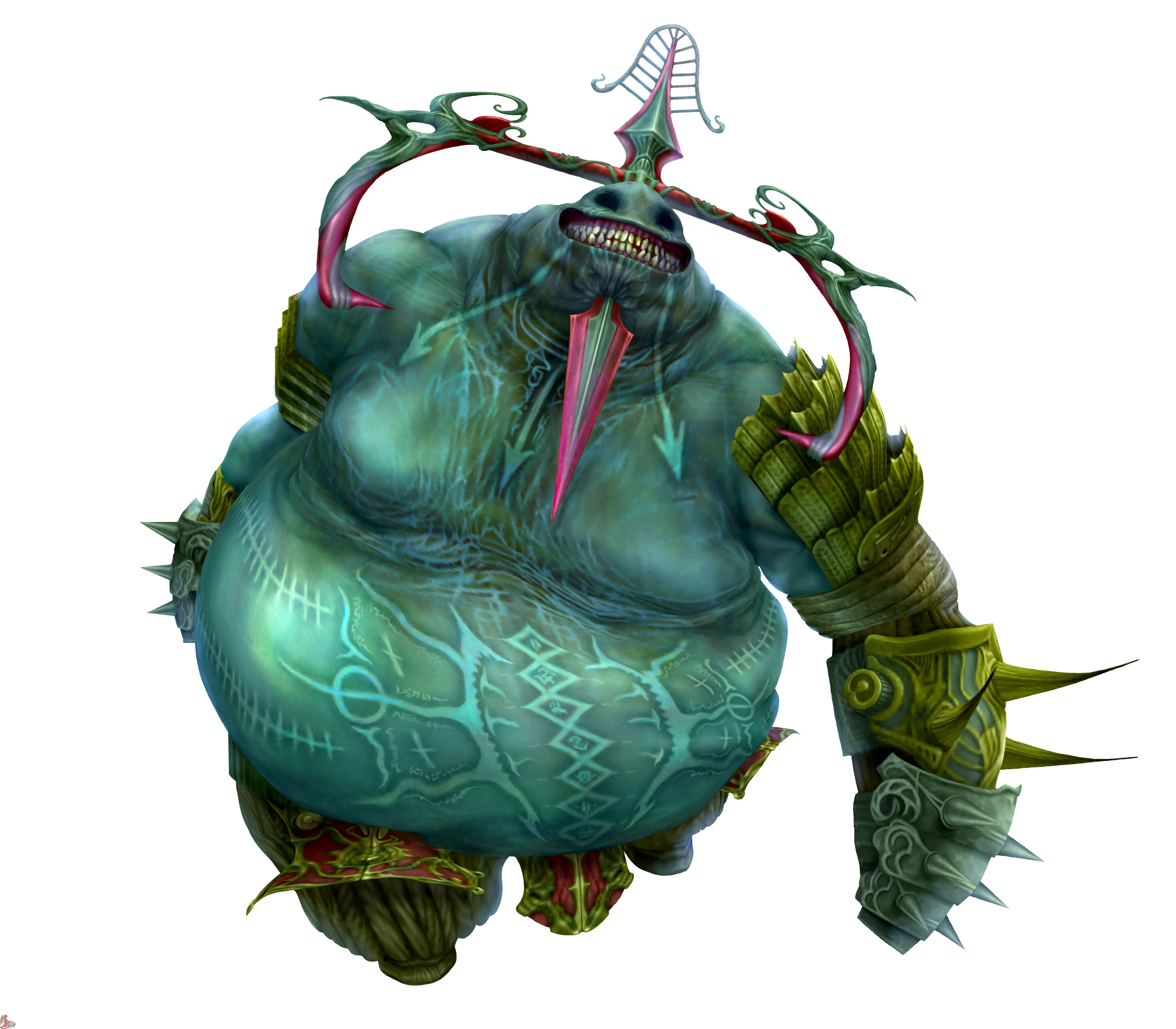 green monster with horns