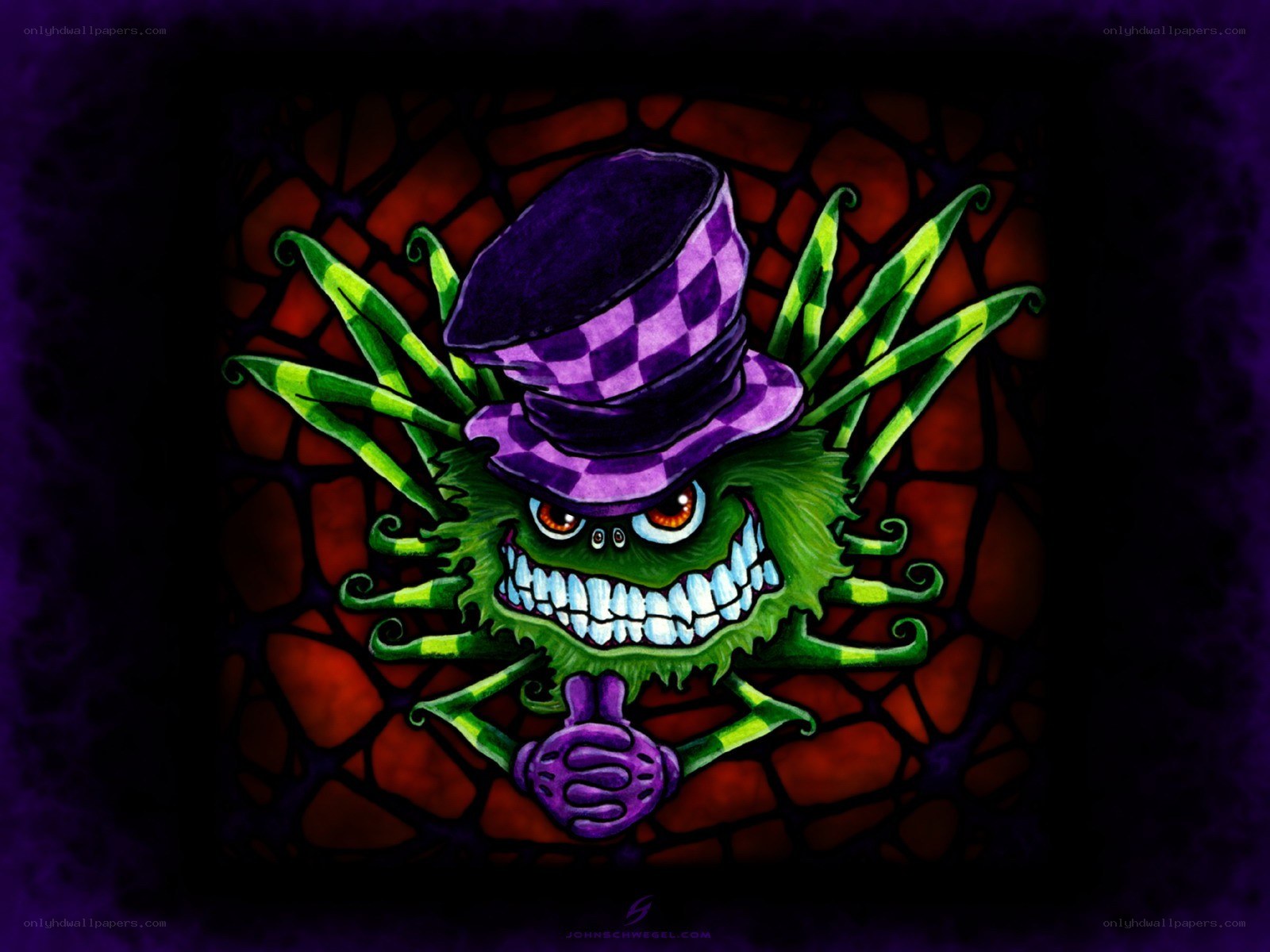 green monster with top hat