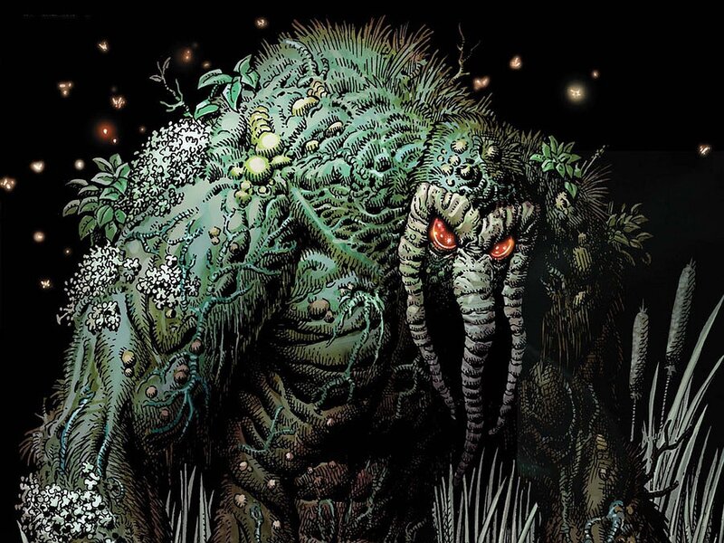 Green Monstrous Creature — Dark, Eerie