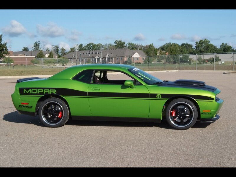 Green Mopar Dodge Challenger