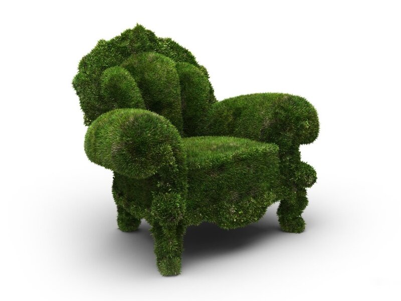 Green Moss Armchair