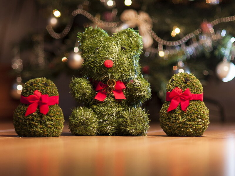Green Moss Teddy Bears